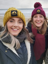 Load image into Gallery viewer, Cable Knit Melange Beanie Hat (free P&P to UK)