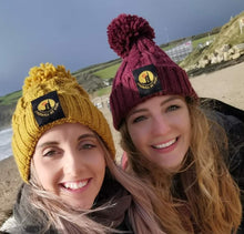 Load image into Gallery viewer, Cable Knit Melange Beanie Hat (free P&P to UK)