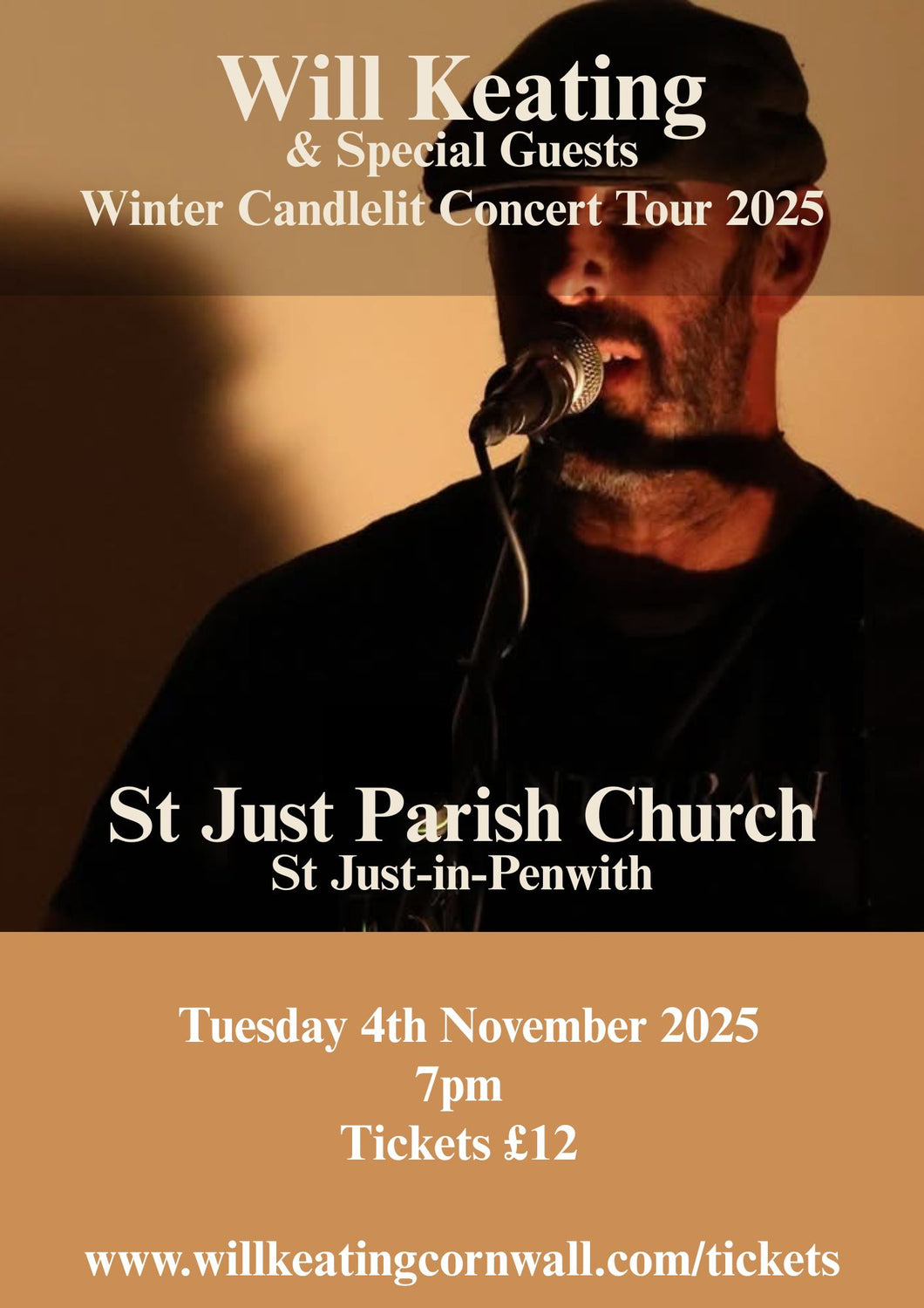 St Just Parish Church - Winter Candlelit Concert Tour 2025